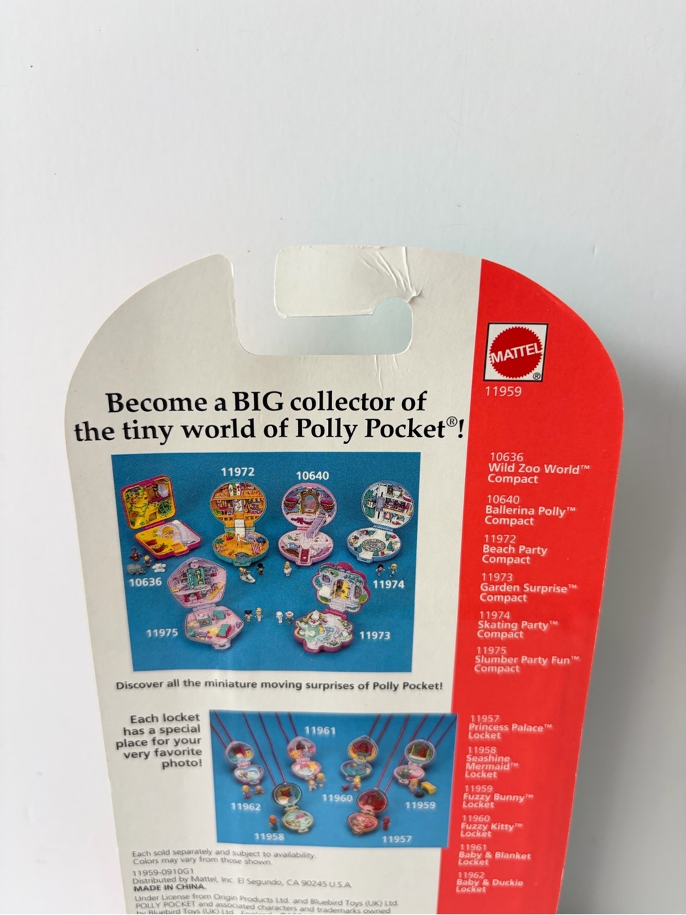 1994 Polly Pocket Pet Parade Fuzzy Bunny Locket - Picture 4 of 7